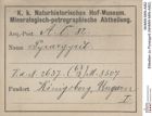 Etiketten zu Pyrargyrit (NHMW-MIN-Al82)